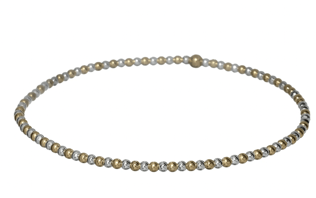 2MM Classic Bead 2 Tone | Bara Boheme - MainStreet Clothing Co.