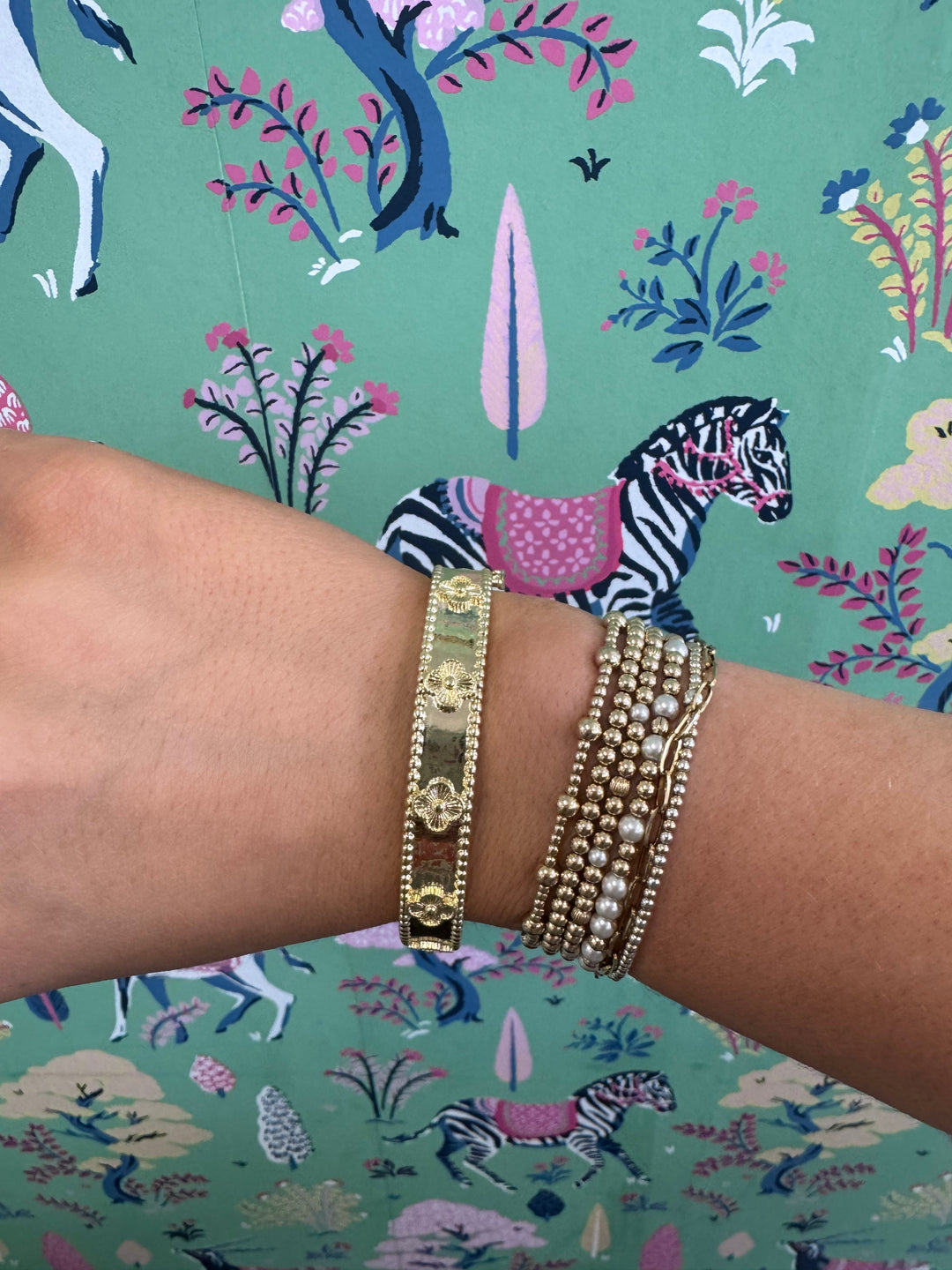 Clover Gold Bracelet