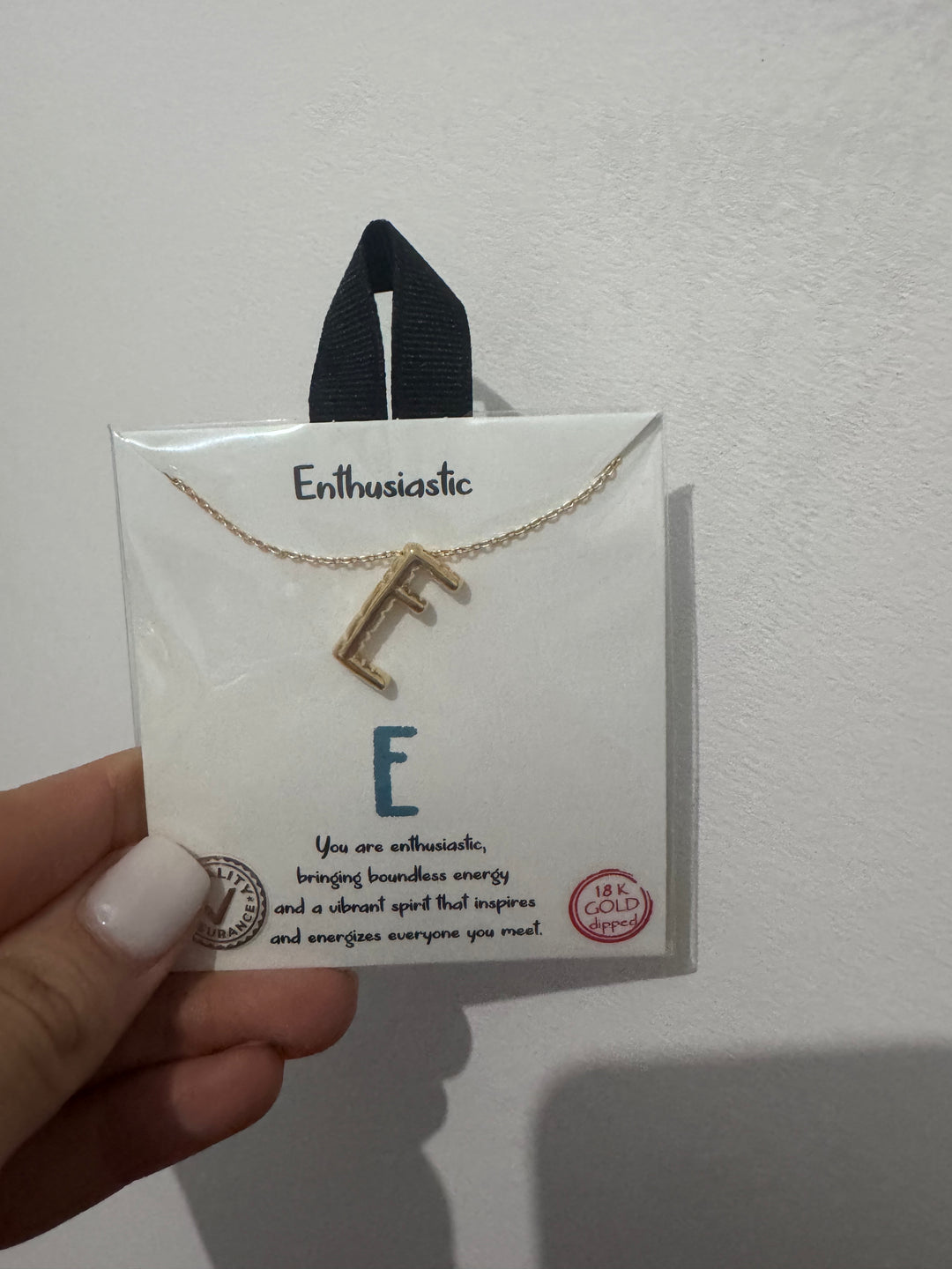 Bubble Letter Necklace