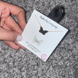 Butterfly Language Necklace