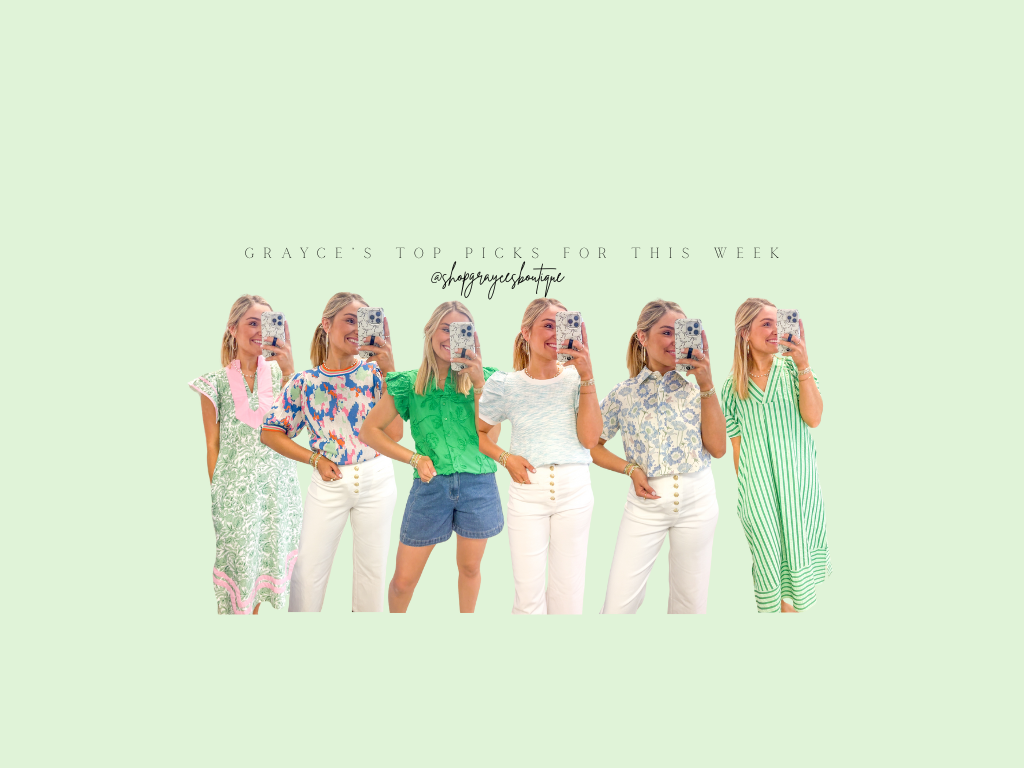 Top Outfits for the week