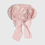 Adjustable Oversized Satin Bonnet - Blush - MainStreet Clothing Co.