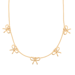 Charm Bow Necklace - MainStreet Clothing Co.