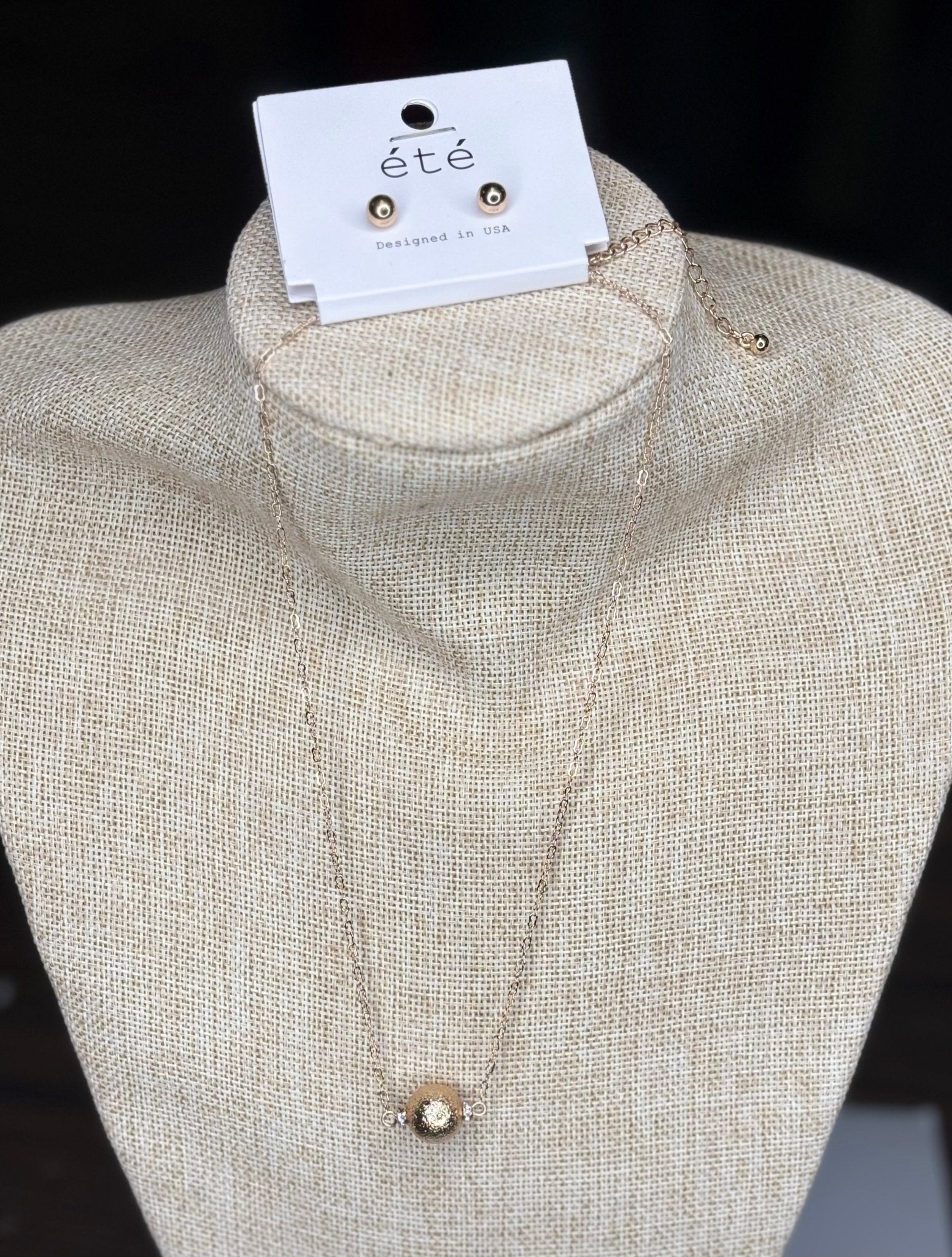 Go Bold Necklace & Earring - MainStreet Clothing Co.