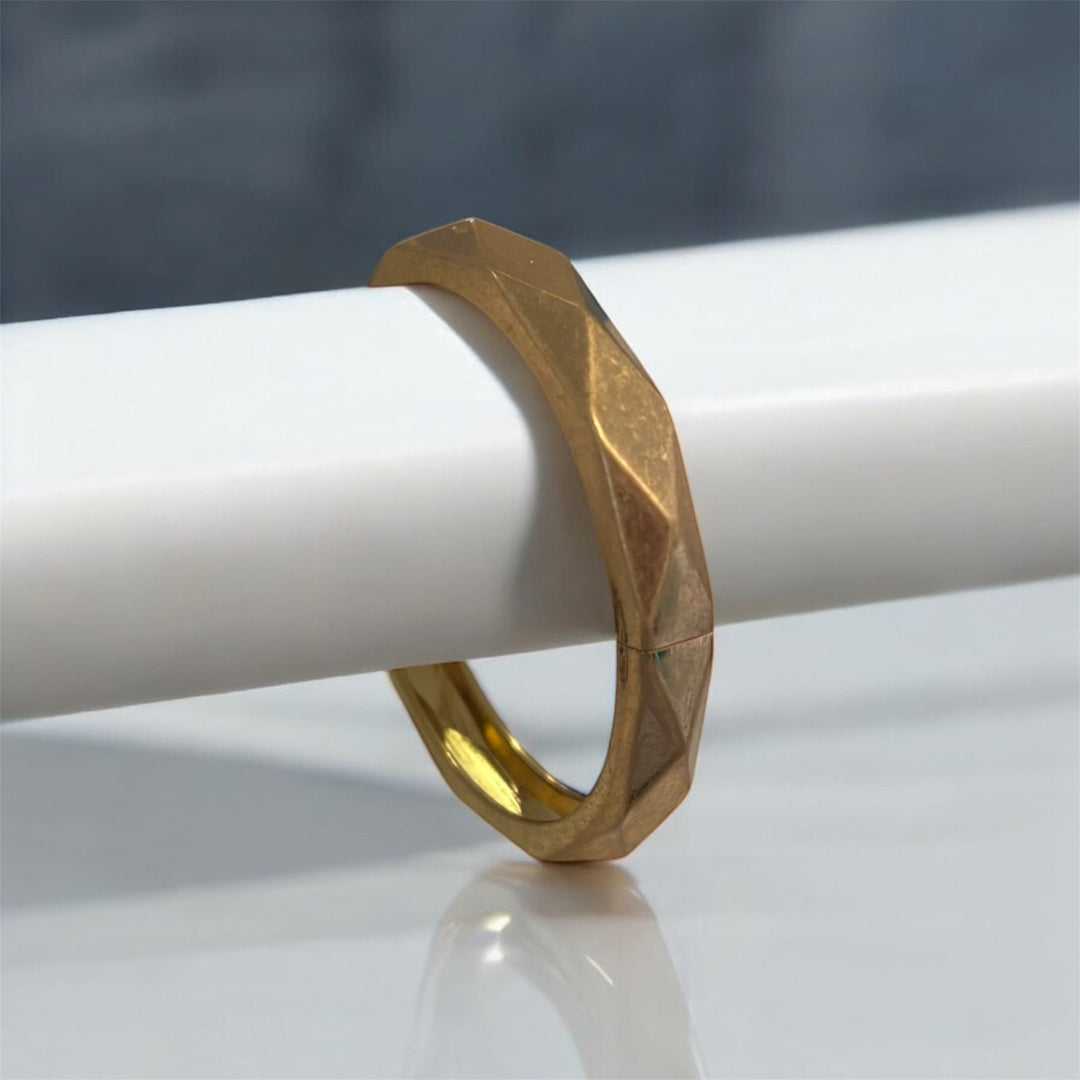 Gold Prism Bangle - MainStreet Clothing Co.