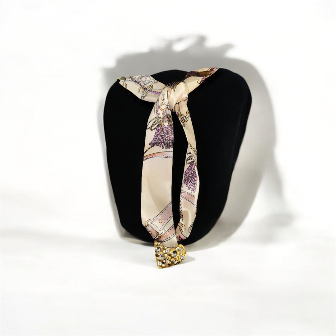Hart Designs | Neutral Scarf Necklace - MainStreet Clothing Co.