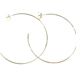 Jillian Hoops - Shiny Gold Plated - MainStreet Clothing Co.