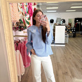 Judy Blue White Wide Leg Jean - MainStreet Clothing Co.
