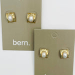 MINI - Egyptian Pearl Stud - MainStreet Clothing Co.