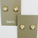 MINI - Egyptian Pearl Stud - MainStreet Clothing Co.