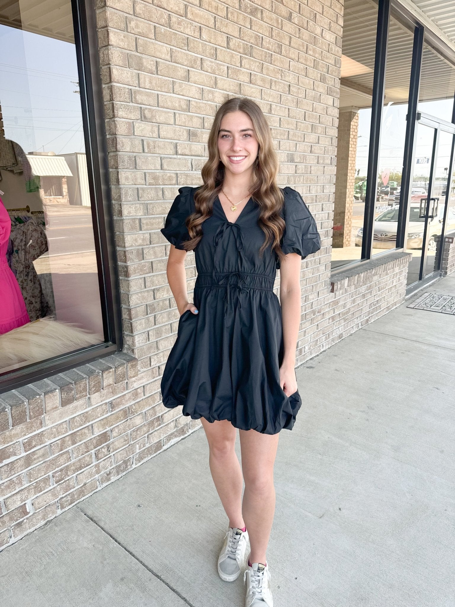 Moments Made Bubble Dress - MainStreet Clothing Co.