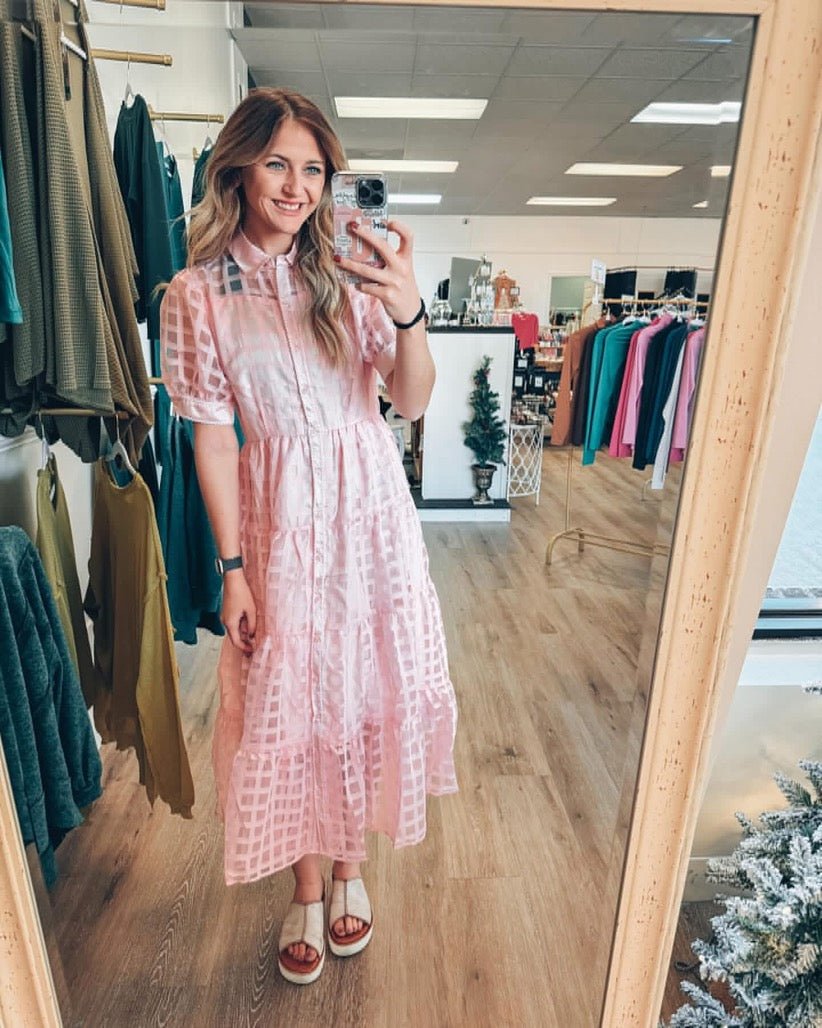 Pretty In Pink Maxi Dress - MainStreet Clothing Co.