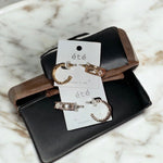 Small Clover Pearl Hoop - MainStreet Clothing Co.