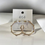 Studded Out Hoop - MainStreet Clothing Co.