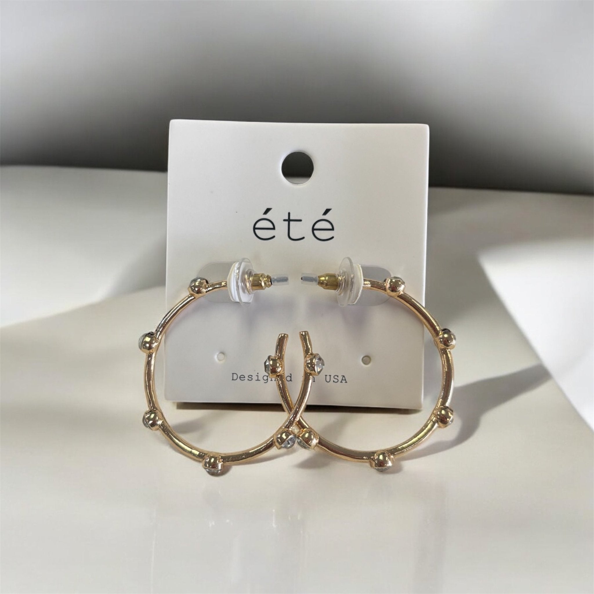 Studded Out Hoop - MainStreet Clothing Co.