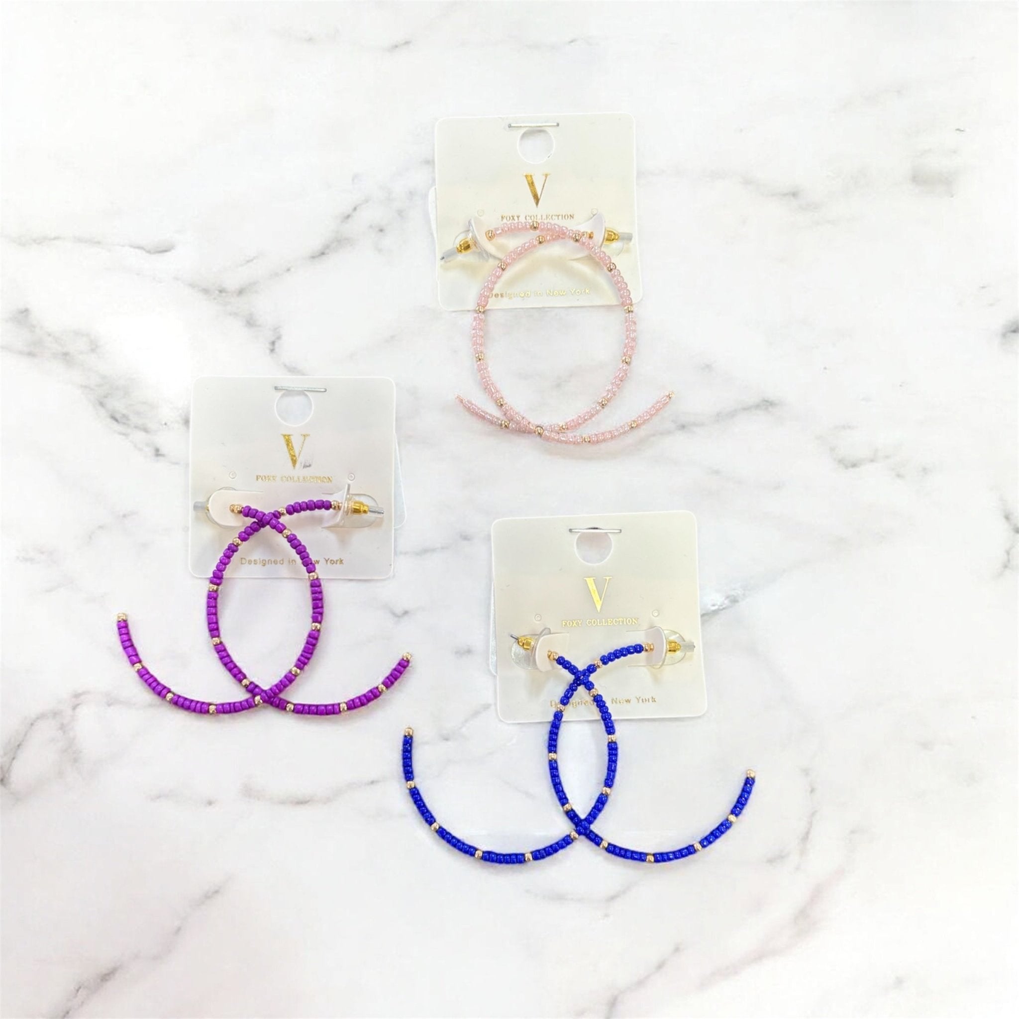 The Beaded Hoop - MainStreet Clothing Co.