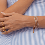 18K Gold Diamond Tennis Bracelet - Grayce's Boutique