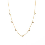 18K Gold Triangle Drop Necklace - Grayce's Boutique