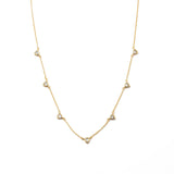18K Gold Triangle Drop Necklace - Grayce's Boutique