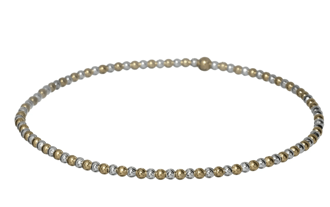 2MM Classic Bead 2 Tone | Bara Boheme - MainStreet Clothing Co.