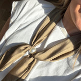 Madi Pearl Scarf - Mushroom