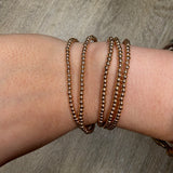 2mm Gold Bracelet Stack