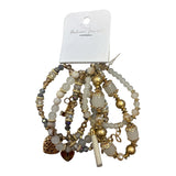 Give It Time White Multi Bracelet