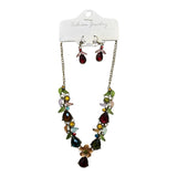 Chloee Necklace | Red Multi