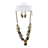 Chloee Necklace | Brown Multi