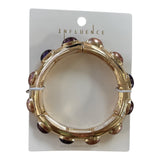 Lindsey Single Bracelet - Dark Brown