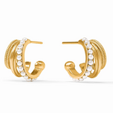 Hydra Gold Triple Hoop