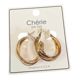 Ainsley Twisted Hoops - Grayce's Boutique