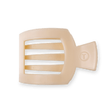 Almond Beige Medium Flat Square Clip | Teleties - Grayce's Boutique