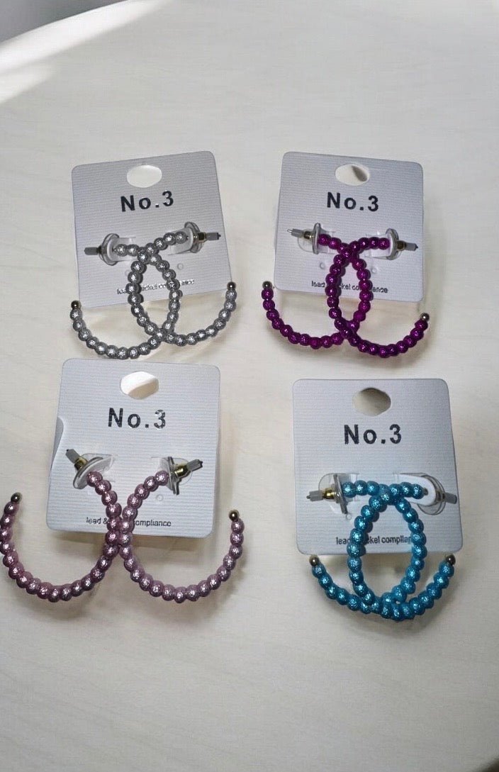 Angie Metallic Hoop - MainStreet Clothing Co.