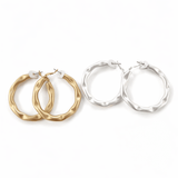 At The Beach Hoop - Grayce's Boutique