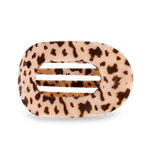 Blonde Tortoise Large Flat Round Clip | Teleties - Grayce's Boutique