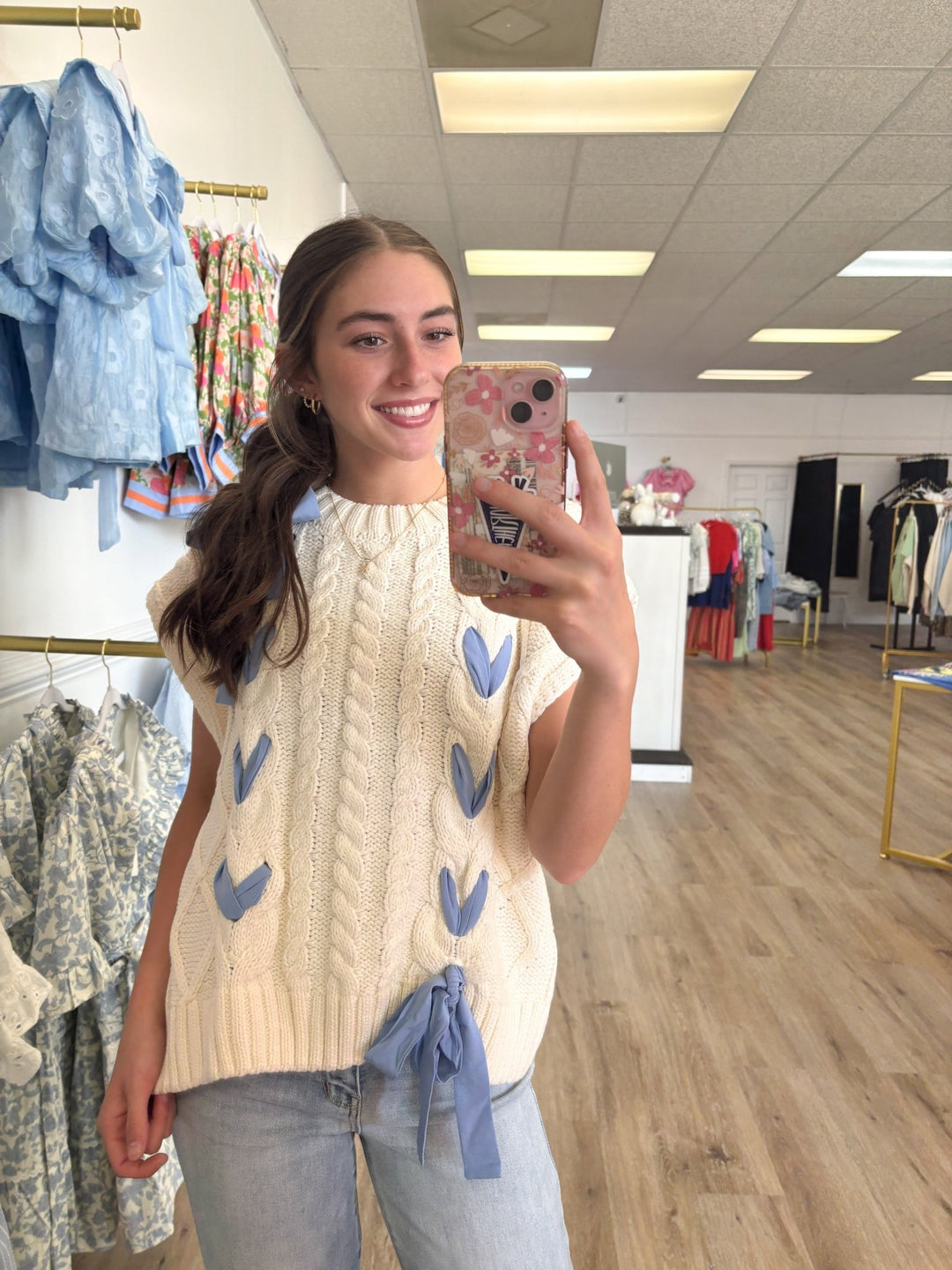 Blues for You Sweater Vest - MainStreet Clothing Co.