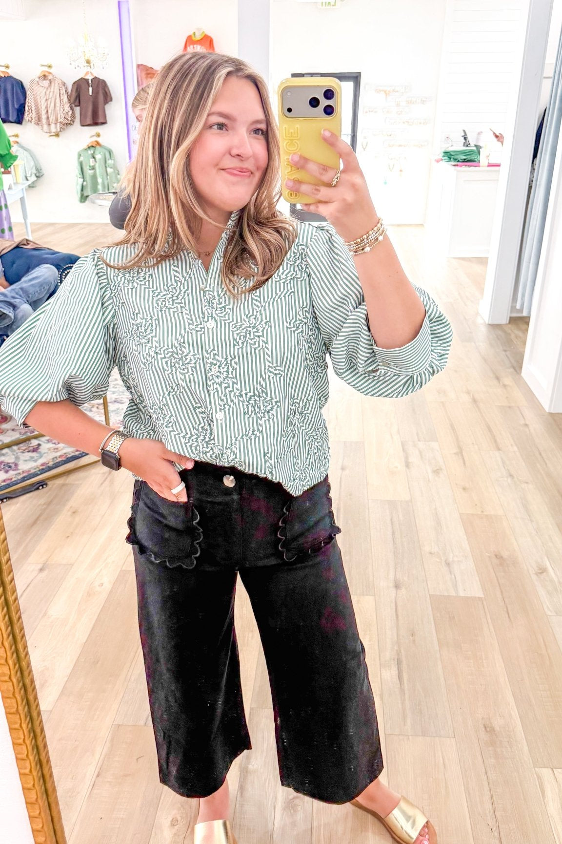 Call On Me Blouse - Grayce's Boutique