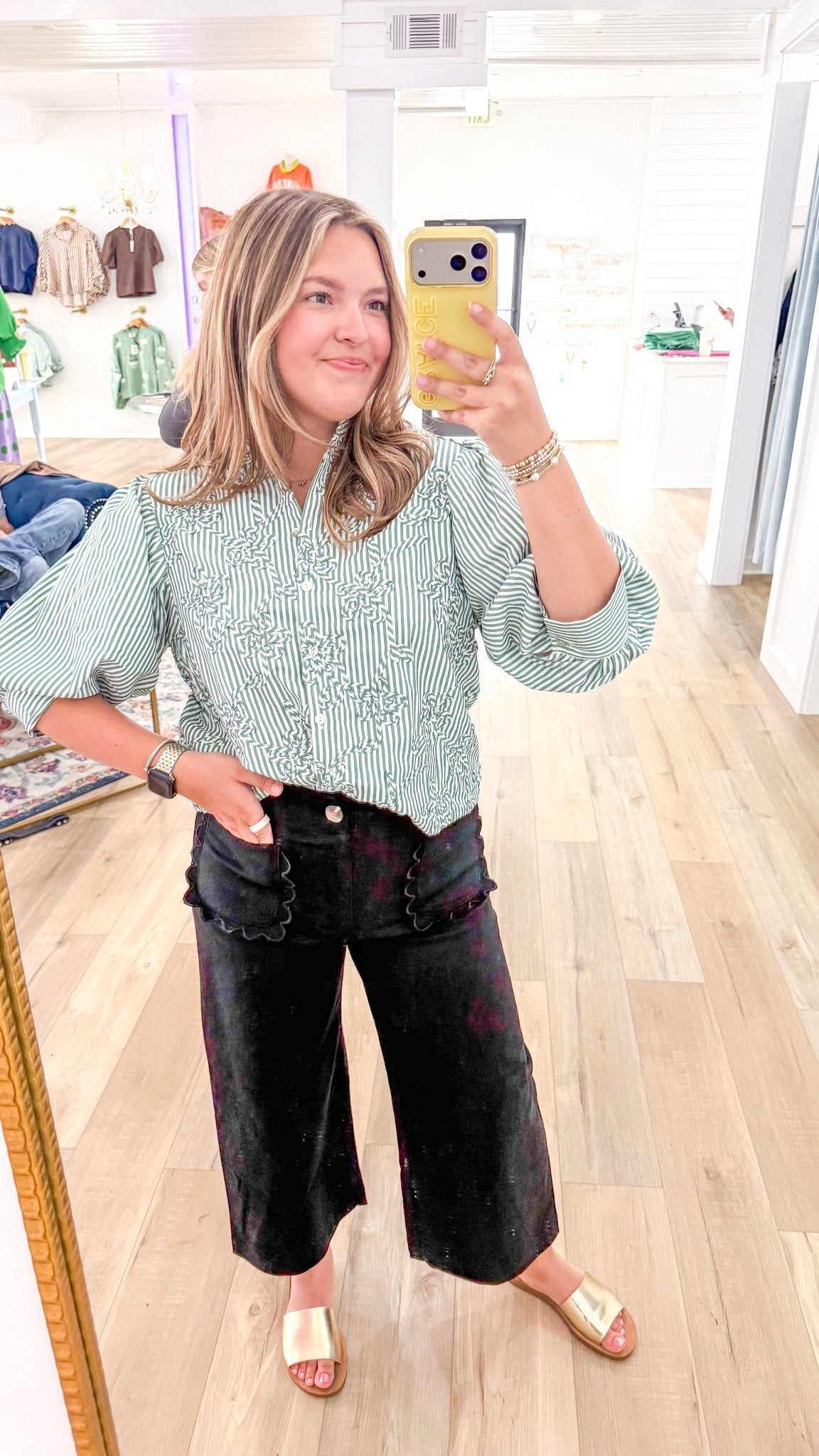 Call On Me Blouse - Grayce's Boutique