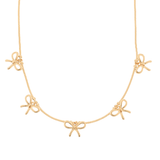 Charm Bow Necklace - MainStreet Clothing Co.