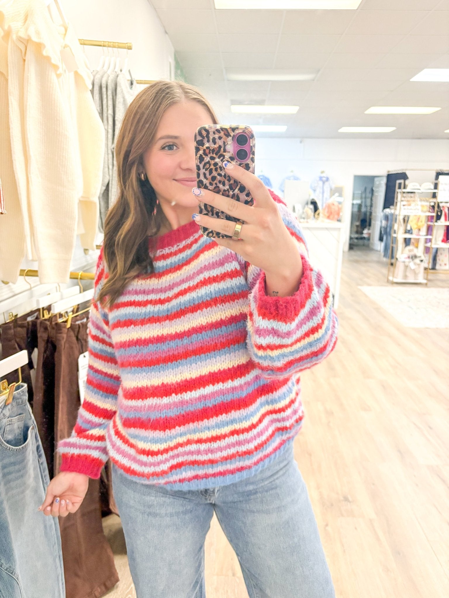 Cherry Sweater - Grayce's Boutique