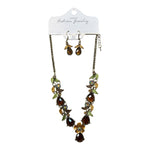 Chloee Necklace | Brown Multi - Grayce's Boutique