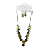 Chloee Necklace | Green Multi - Grayce's Boutique