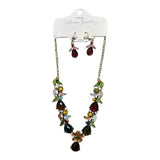 Chloee Necklace | Red Multi - Grayce's Boutique