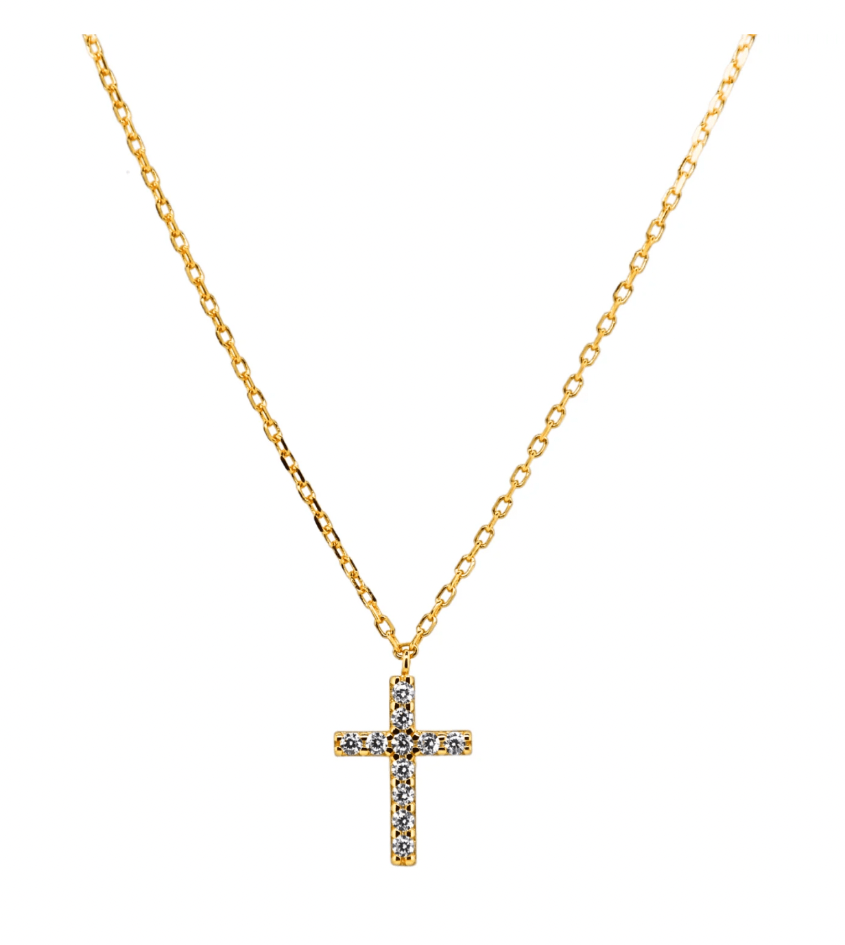 Christina Cross Necklace - MainStreet Clothing Co.