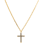 Christina Cross Necklace - MainStreet Clothing Co.