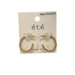 Classic Gold Ball Hoops - Grayce's Boutique