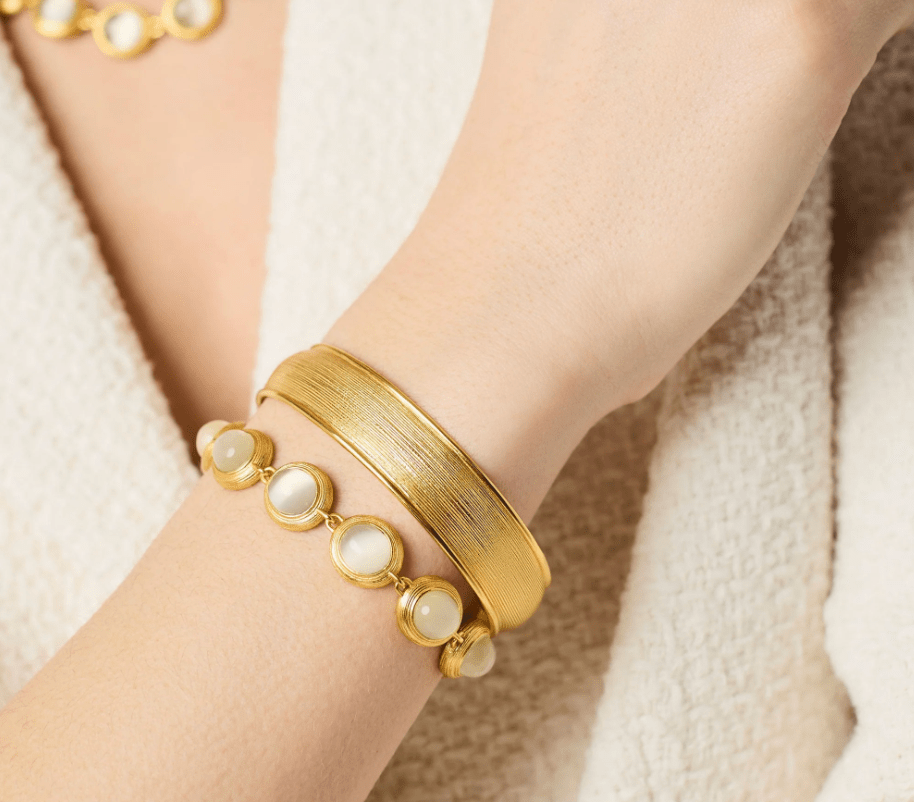 Cobblestone Hingle Bangle OS | Julie Vos - Grayce's Boutique