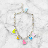 Colorful Heart Necklace - MainStreet Clothing Co.