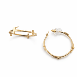 Cross Hoop - Grayce's Boutique